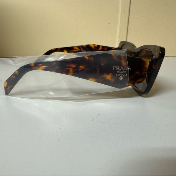 Prada Brown Tortoise Sunglasses 08YS main image 6